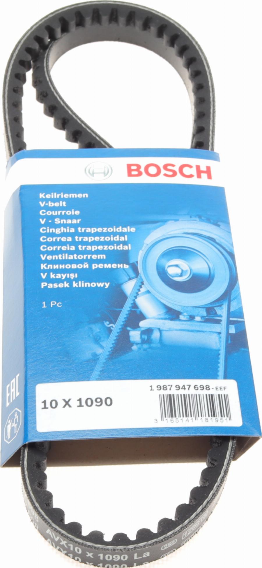 BOSCH 1 987 947 698 - Curea transmisie aaoparts.ro