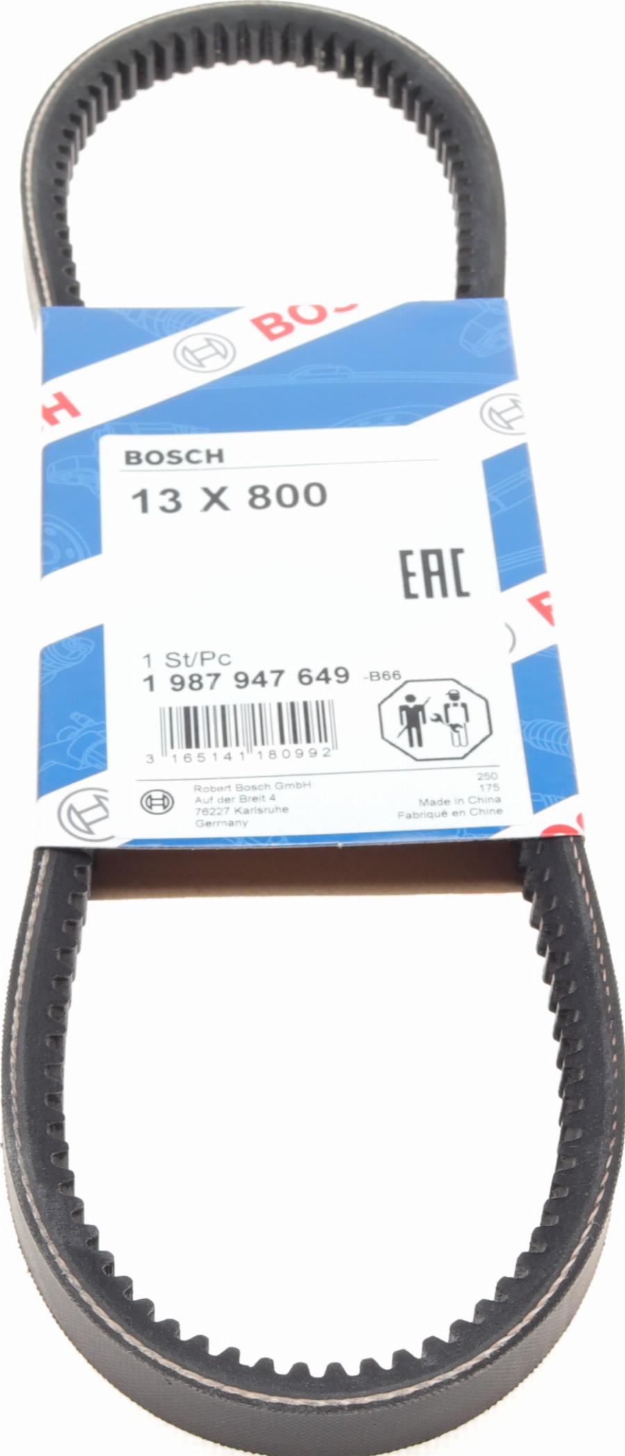 BOSCH 1 987 947 649 - Curea transmisie aaoparts.ro