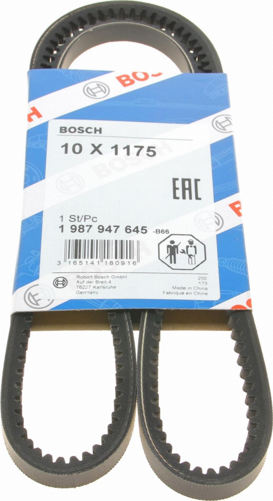 BOSCH 1 987 947 645 - Curea transmisie aaoparts.ro