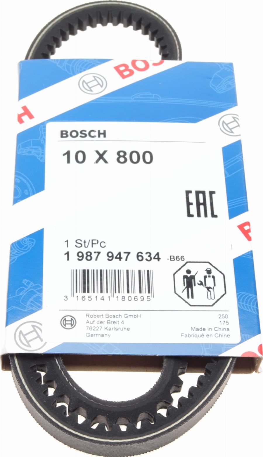 BOSCH 1 987 947 634 - Curea transmisie aaoparts.ro