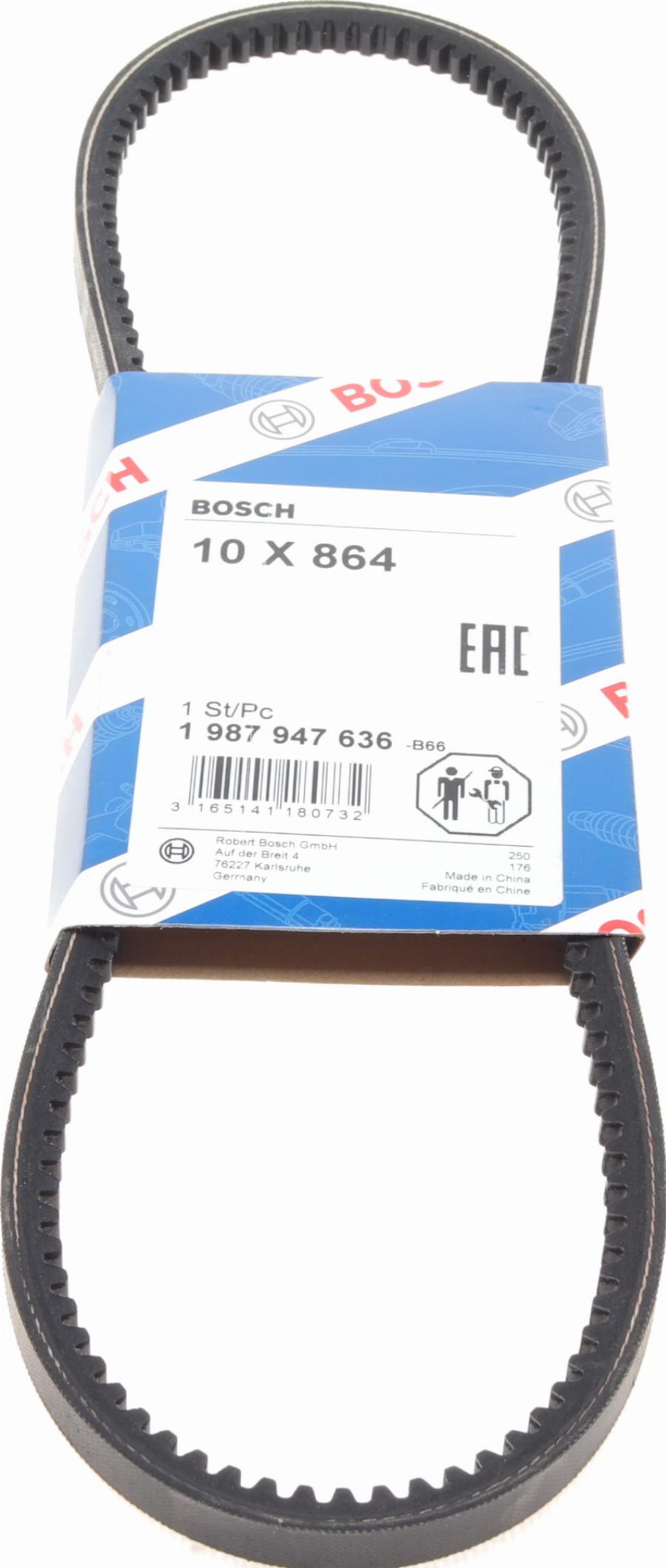 BOSCH 1 987 947 636 - Curea transmisie aaoparts.ro