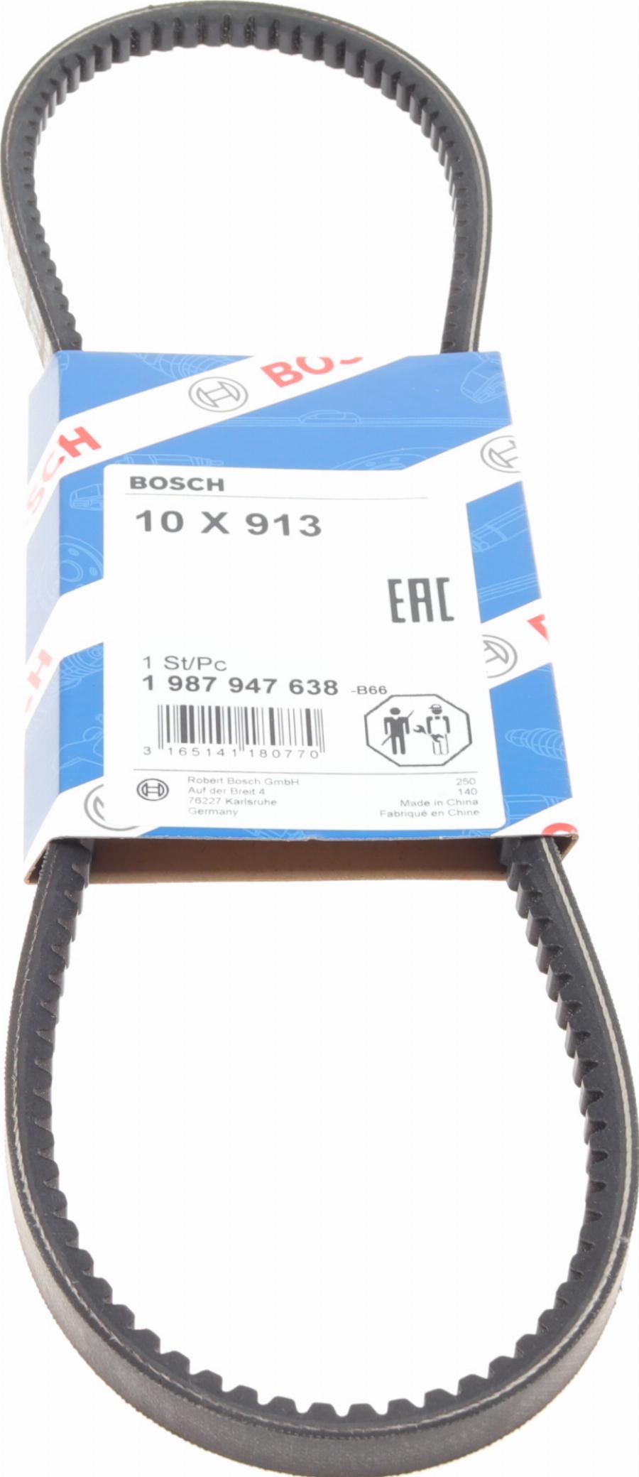 BOSCH 1 987 947 638 - Curea transmisie aaoparts.ro