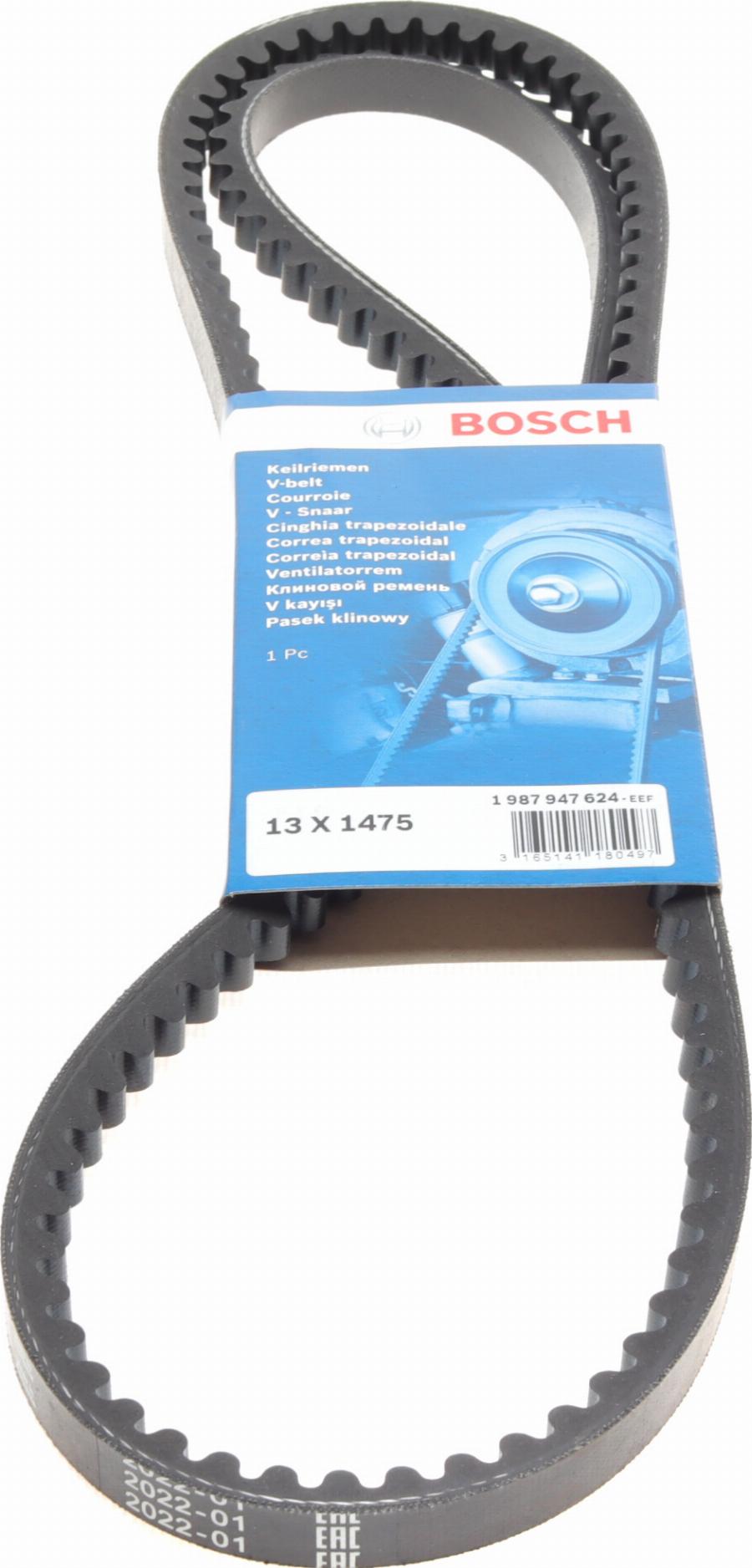 BOSCH 1 987 947 624 - Curea transmisie aaoparts.ro