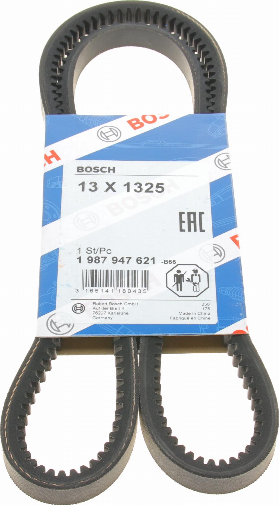 BOSCH 1 987 947 621 - Curea transmisie aaoparts.ro