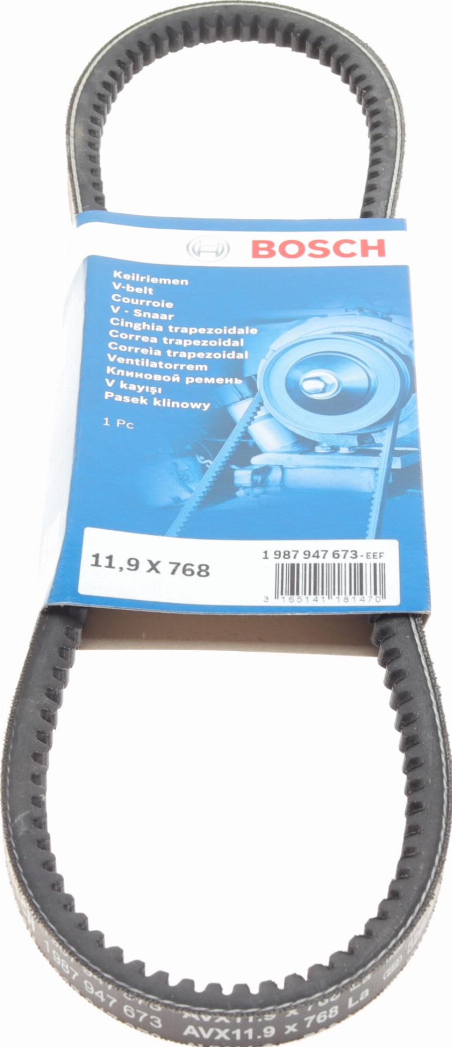 BOSCH 1 987 947 673 - Curea transmisie aaoparts.ro