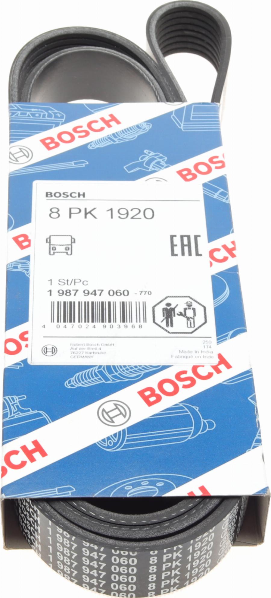 BOSCH 1 987 947 060 - Curea transmisie cu caneluri aaoparts.ro