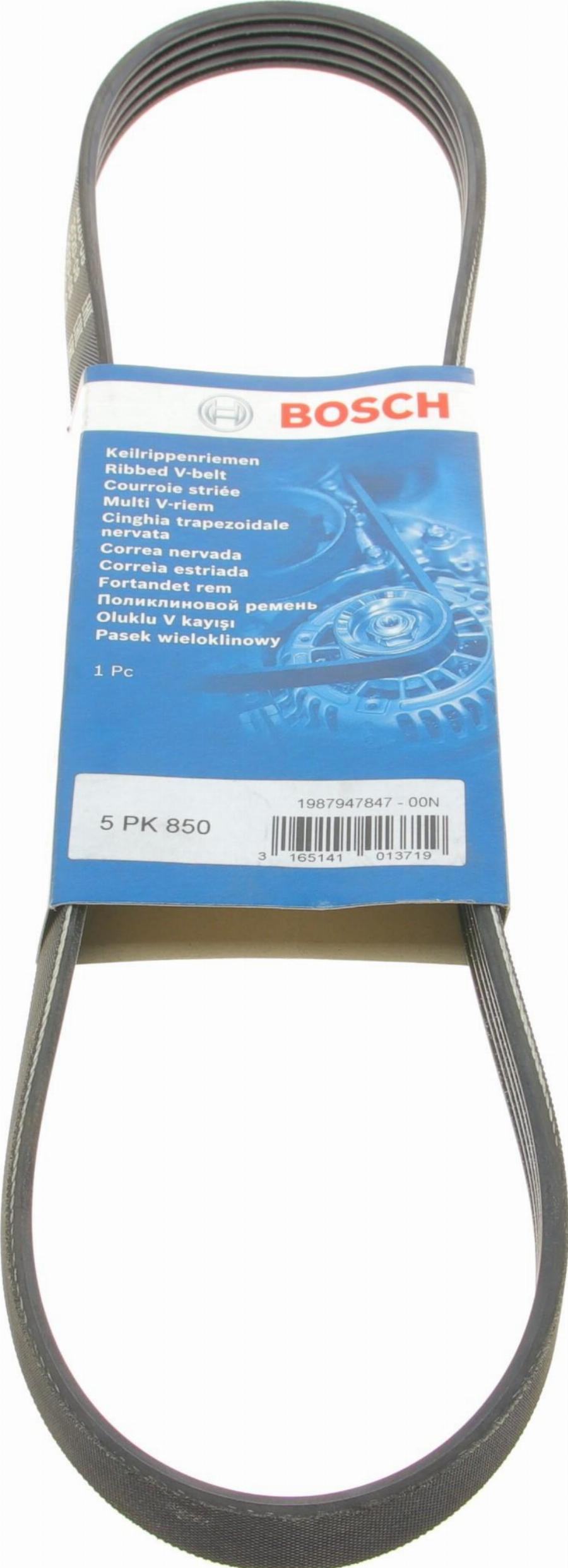 BOSCH 1 987 947 847 - Curea transmisie cu caneluri aaoparts.ro