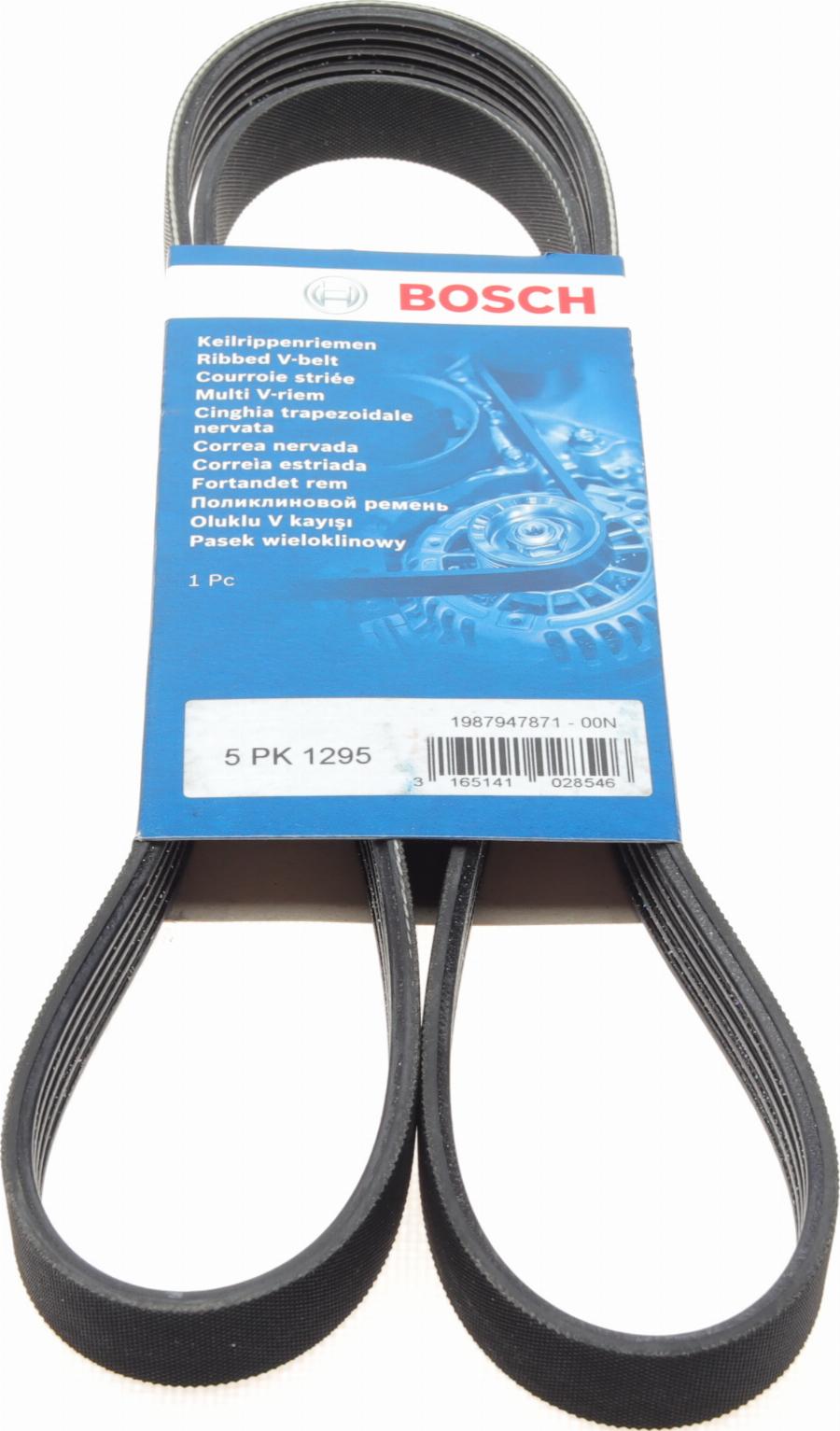 BOSCH 1 987 947 871 - Curea transmisie cu caneluri aaoparts.ro