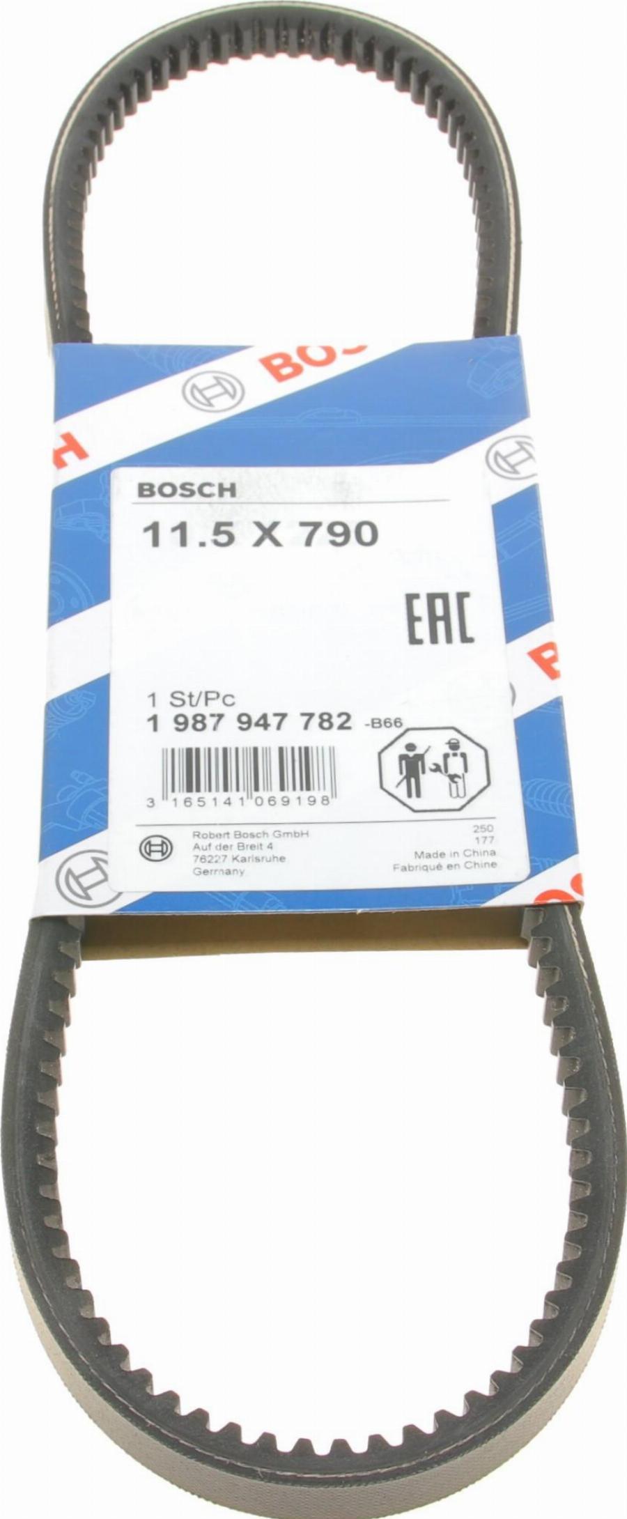 BOSCH 1 987 947 782 - Curea transmisie aaoparts.ro