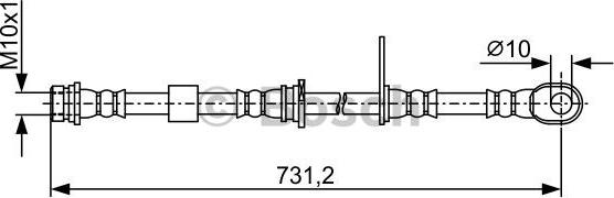 BOSCH 1 987 481 957 - Furtun frana aaoparts.ro