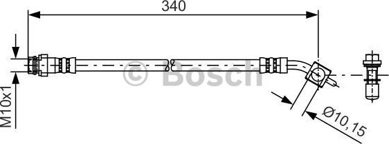 BOSCH 1 987 481 424 - Furtun frana aaoparts.ro