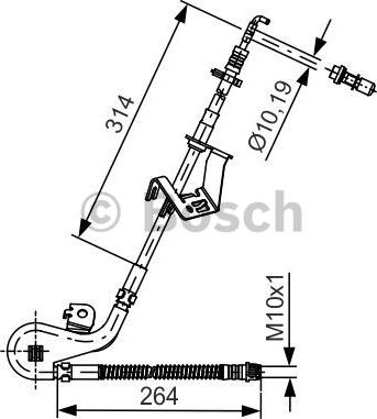 BOSCH 1 987 481 428 - Furtun frana aaoparts.ro