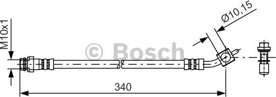 BOSCH 1 987 481 423 - Furtun frana aaoparts.ro