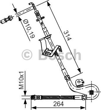 BOSCH 1 987 481 427 - Furtun frana aaoparts.ro