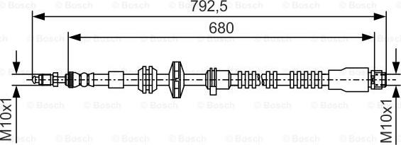 BOSCH 1 987 481 546 - Furtun frana aaoparts.ro