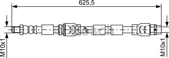 BOSCH 1 987 481 589 - Furtun frana aaoparts.ro