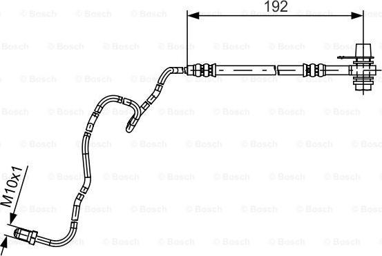 BOSCH 1 987 481 536 - Furtun frana aaoparts.ro