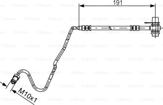 BOSCH 1 987 481 537 - Furtun frana aaoparts.ro