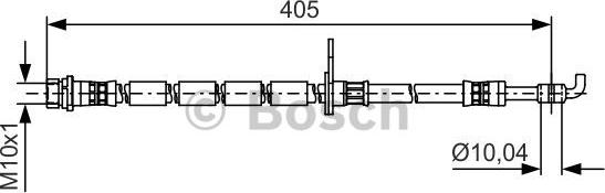 BOSCH 1 987 481 524 - Furtun frana aaoparts.ro