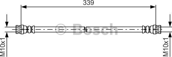 BOSCH 1 987 481 578 - Furtun frana aaoparts.ro