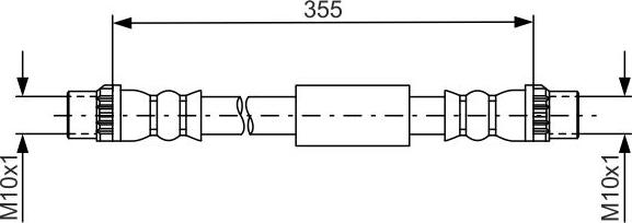 BOSCH 1 987 481 665 - Furtun frana aaoparts.ro