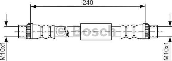 BOSCH 1 987 481 666 - Furtun frana aaoparts.ro