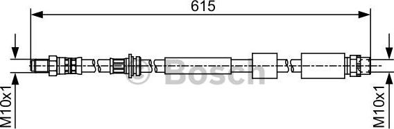 BOSCH 1 987 481 615 - Furtun frana aaoparts.ro