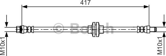 BOSCH 1 987 481 626 - Furtun frana aaoparts.ro