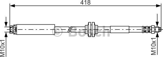 BOSCH 1 987 481 058 - Furtun frana aaoparts.ro