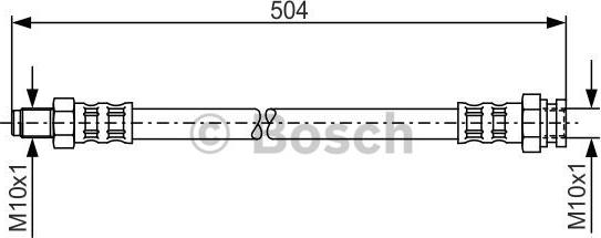 BOSCH 1 987 481 034 - Furtun frana aaoparts.ro