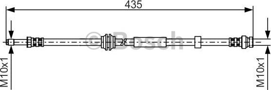 BOSCH 1 987 481 023 - Furtun frana aaoparts.ro