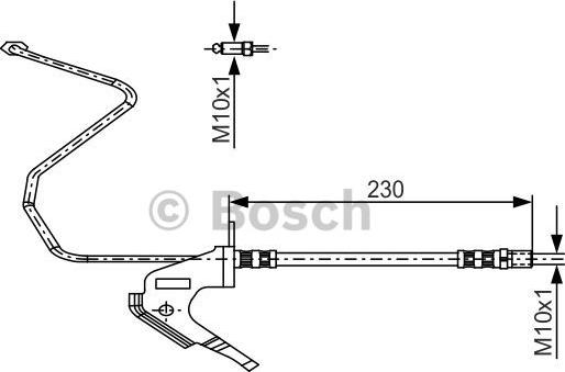 BOSCH 1 987 481 161 - Furtun frana aaoparts.ro