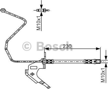 BOSCH 1 987 481 162 - Furtun frana aaoparts.ro