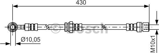 BOSCH 1 987 481 384 - Furtun frana aaoparts.ro
