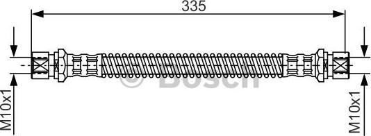 BOSCH 1 987 481 281 - Furtun frana aaoparts.ro