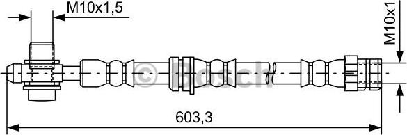 BOSCH 1 987 481 742 - Furtun frana aaoparts.ro