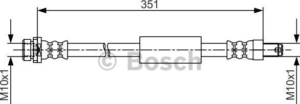 BOSCH 1 987 481 705 - Furtun frana aaoparts.ro