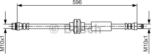 BOSCH 1 987 481 708 - Furtun frana aaoparts.ro