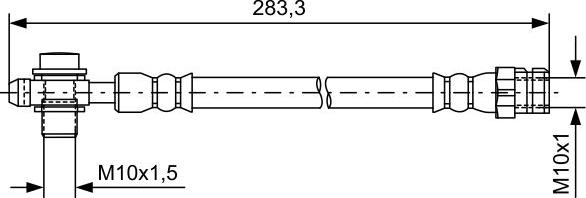 BOSCH 1 987 481 736 - Furtun frana aaoparts.ro