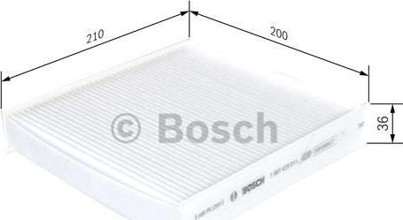 BOSCH 1 987 435 011 - Filtru, aer habitaclu aaoparts.ro