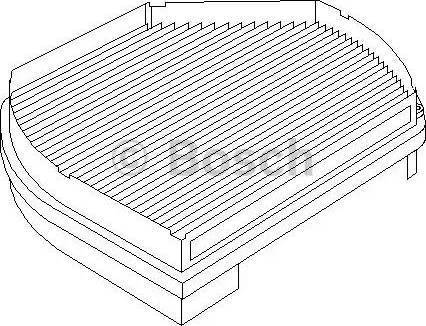 BOSCH 1 987 431 001 - Filtru, aer habitaclu aaoparts.ro