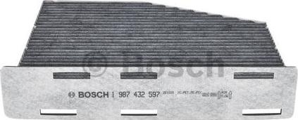 BOSCH 1 987 432 597 - Filtru, aer habitaclu aaoparts.ro