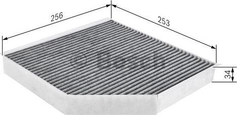 BOSCH 1 987 432 548 - Filtru, aer habitaclu aaoparts.ro