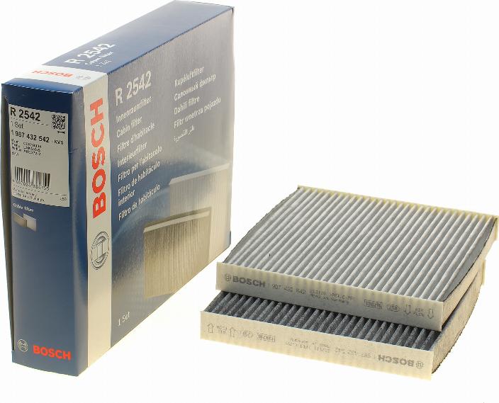 BOSCH 1 987 432 542 - Filtru, aer habitaclu aaoparts.ro