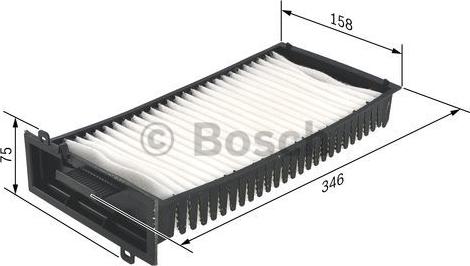 BOSCH 1 987 432 198 - Filtru, aer habitaclu aaoparts.ro