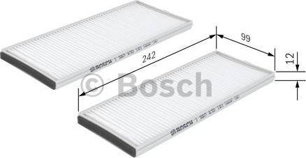 BOSCH 1 987 432 161 - Filtru, aer habitaclu aaoparts.ro