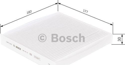 BOSCH 1 987 432 115 - Filtru, aer habitaclu aaoparts.ro