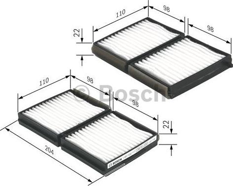 BOSCH 1 987 432 117 - Filtru, aer habitaclu aaoparts.ro