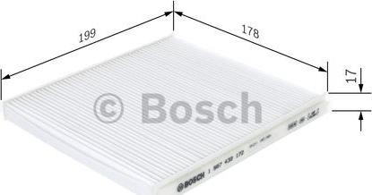 BOSCH 1 987 432 172 - Filtru, aer habitaclu aaoparts.ro