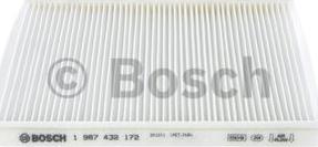 BOSCH 1 987 432 172 - Filtru, aer habitaclu aaoparts.ro